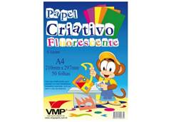 PAPEL CRIATIVO VMP A4 50F FLUORESCENTE