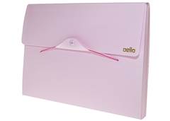 PASTA DELO SANF A/4 C/12DIV PASTEL ROSA