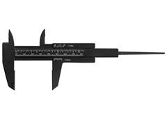 PAQUIMETRO PRETO 08CM SANTA CLARA 4756