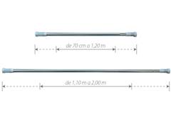 VARAO AJUS ALUMI POLI 70CM A 1,20M 439