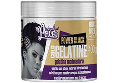 GELATINA POWER BLACK 400G GOLD GELATINE
