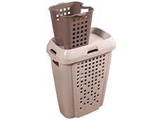 CESTO P/ROUPA TELADO ASTRA 45L ARGILA