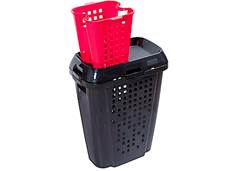 CESTO P/ROUPA TELADO ASTRA 45L PTO/BORD