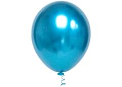 BALAO PLATINO REDONDO 10 AZUL C/25