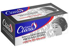 TOUCA DESC PRETA C/25 SANTA CLARA 5025