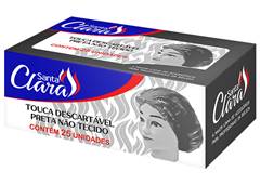 TOUCA DESC PRETA C/25 SANTA CLARA 5025