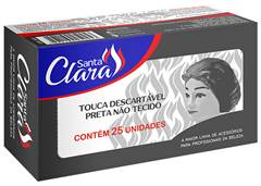 TOUCA DESC PRETA C/25 SANTA CLARA 5025