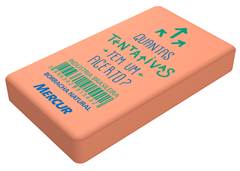 BORRACHA MC RETANGULAR COLOR C/18