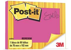 POST-IT 657 ROSA 76MMX102MM C/90F 