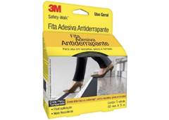 FITA ANTIDERRAPANTE SAFATY 5M PRETO 3M 