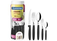 FAQUEIRO 30PCS IPANEMA PRETO (POTE) 