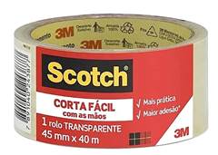 DUREX TRANSP 45MMX40M CORTA FACIL SM