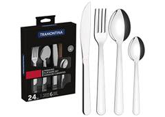 FAQUEIRO 24PCS MALIBU INOX 23798/046