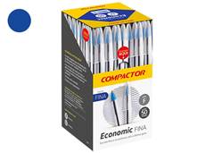 CANETA COMPACTOR ECONOMIC FINA  AZUL
