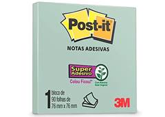 POST-IT 654 MENTA 76MMX76MM C/90FLS
