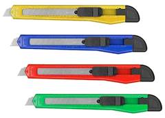 ESTILETE ESTREITO 9MM C/12 GL002