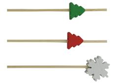 PALITO APERITIVO 12CM NATAL DECOR C/50