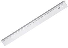 REGUA PLAST 40CM NEW LINE CRISTAL