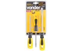 CHAVE FENDA/PHILIPS C/3 VONDER PT/AM