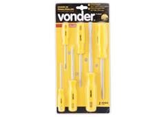CHAVE FENDA PHILLIPS JG 6PCS CRV VONDER