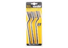 JG ESCOVA MANUAL ACO INOX VONDER C/3 PCS