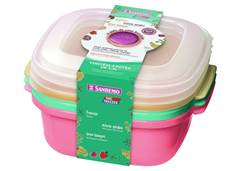 CONJ POTE C/3 PLAST SANREMO SR455/3C
