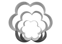 JOGO DE ARO BOLO FLOR CAROL 20CM