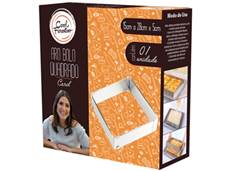 ARO P/BOLO QUADRADO CAROL 15CM