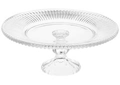 PRATO P/BOLO LYOR CRISTAL 31,5CM COM PE
