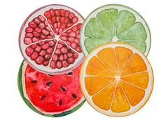 LUGAR AMERICANO REDONDO FRUTA YANGZI