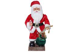 PAPAI NOEL MUSIC/MOV SACO PRESENTE 40CM