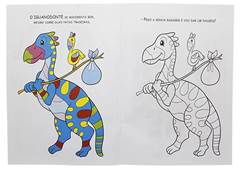 LIVRO COMO E BOM COLORIR DINO SIMPATICOS