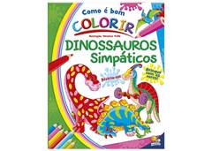 LIVRO COMO E BOM COLORIR DINO SIMPATICOS