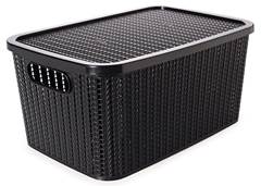 CAIXA TRAMA C/TAMPA 14L PLASUTIL 13980