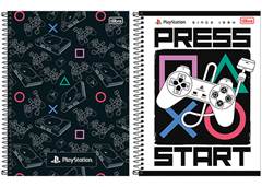 CADERNO CAPA DURA PLAYSTATION 10X1 160F