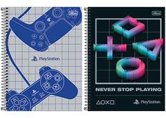 CADERNO CAPA DURA PLAYSTATION 10X1 160F