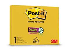 POST-IT AMARELO 76X102MM C/90F