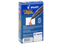 MARCADOR RETROPROJETOR 2MM PILOT VERMEL