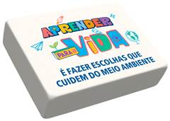 BORRACHA MC APRENDER P/VIDA C/2 BRANCO