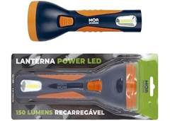 LANTERNA POWER LED 150LUMENS RECARREGAVE