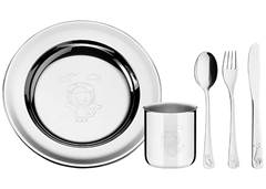 CONJ INOX 5PCS TRAMONTINA BABY FRIENDS 