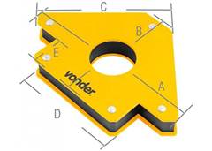 ESQUADRO MAGNETICO 30KG VONDER