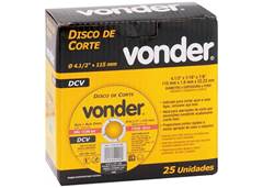 DISCO CORTE VONDER 115X1,6X22,23 DCV
