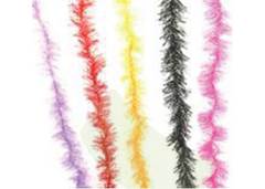 COLAR MARABU PENA 1,5CM BRILHO C/10 SORT