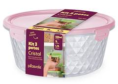 POTE C/3 REDONDO CRISTAL PLASVALE