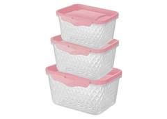 POTE C/3 RETANGULAR CRISTAL PLASVALE