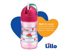 COPO C/CANUDO LILLO 300ML SIL RS 630231
