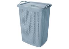 CESTO ROUPAS 40L TRAMA BABY PLASUTIL AZ
