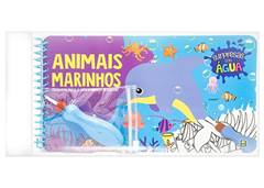 LIVRO SURPRESAS COM AGUA ANIMAIS MARINHO