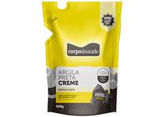 ARGILA CORPO DOURADO 300G CREME PRETA